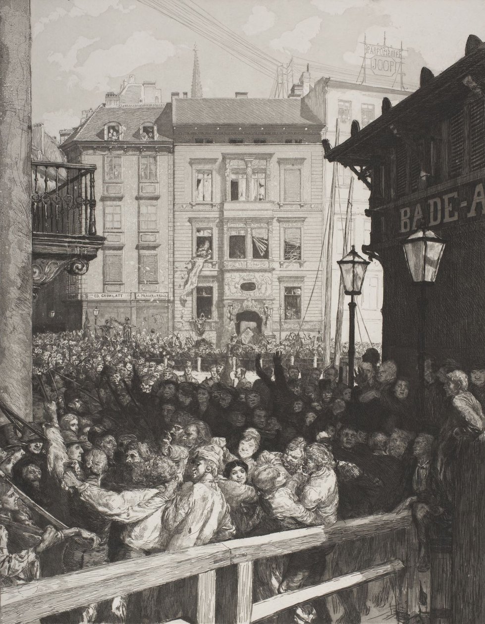 Martsdage I, fra Dramaer Opus IX af Max Klinger
