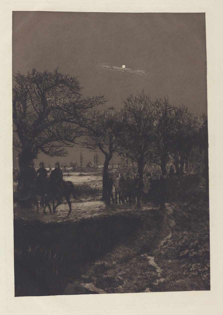 Märztage III martsdage III, 1883. af Max Klinger