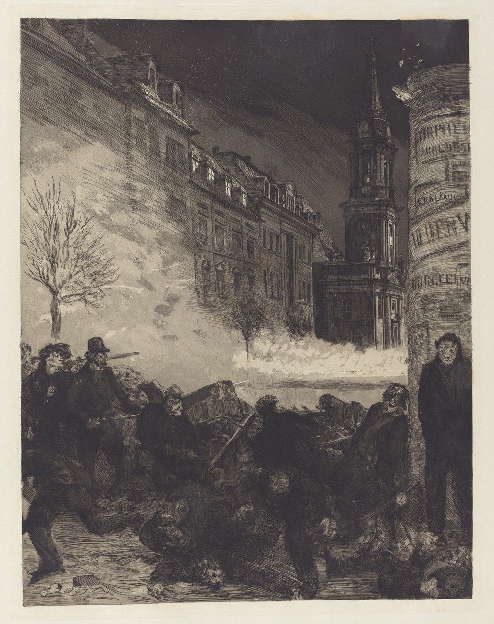 Märztage II martsdage II, 1883. af Max Klinger