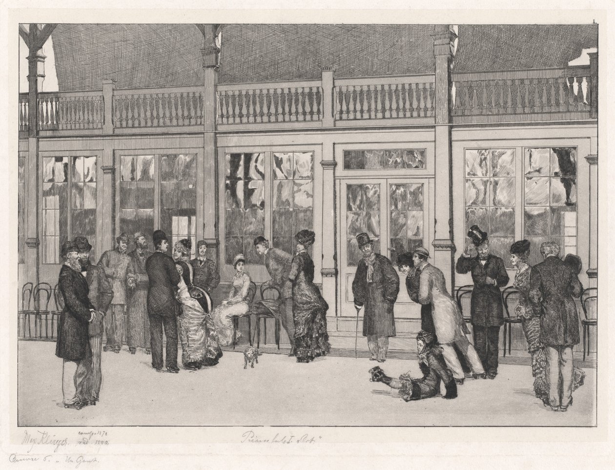 Place Ort, 1880. af Max Klinger