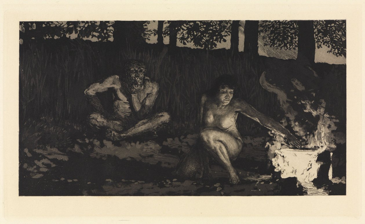 Forord II (Et liv, opus VIII, blad 2) af Max Klinger