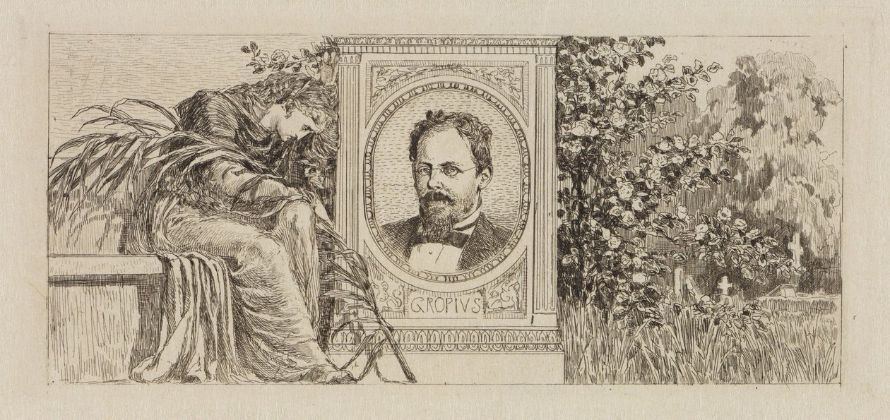 Professor Gropius af Max Klinger