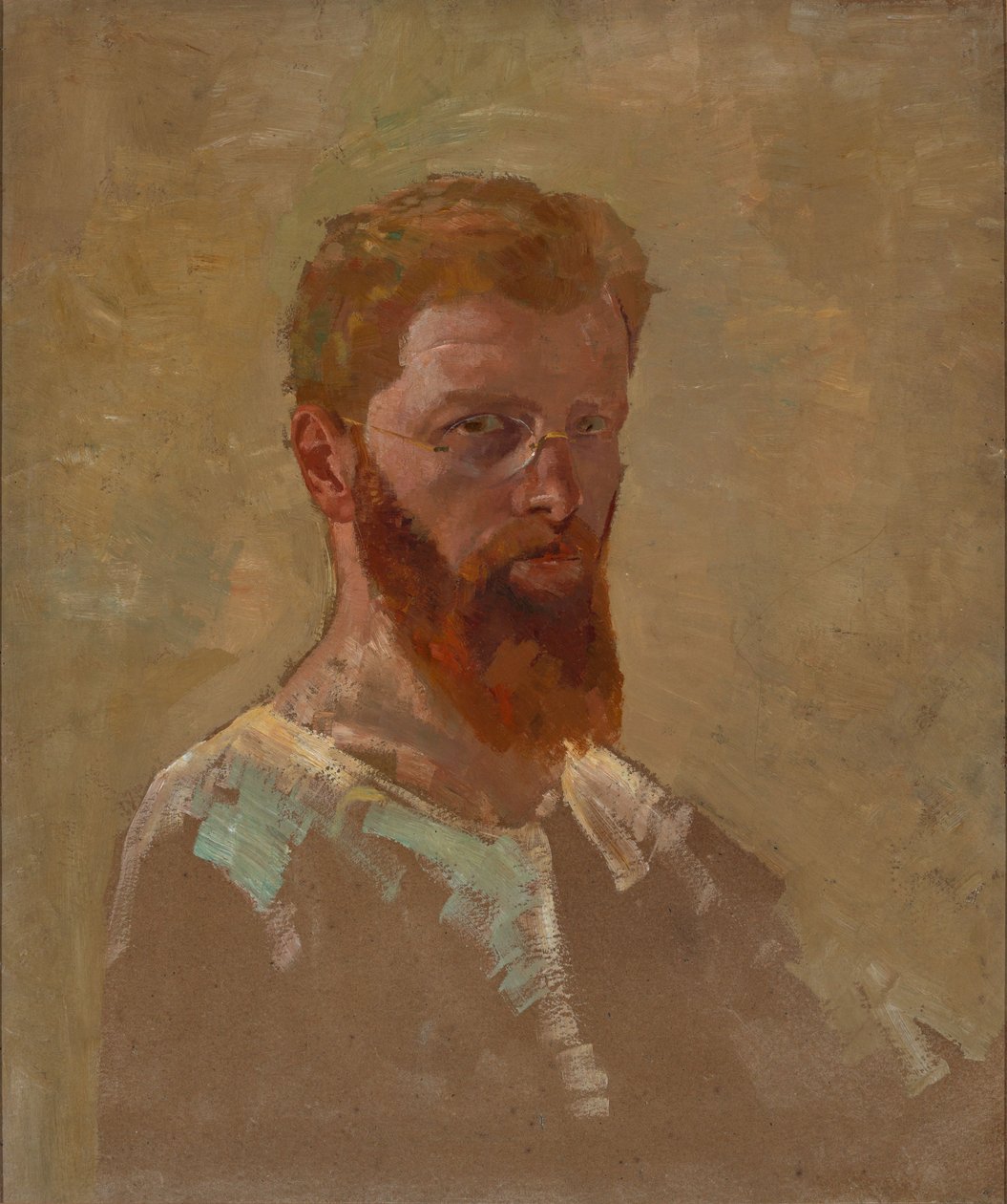 Selvportræt af Max Klinger