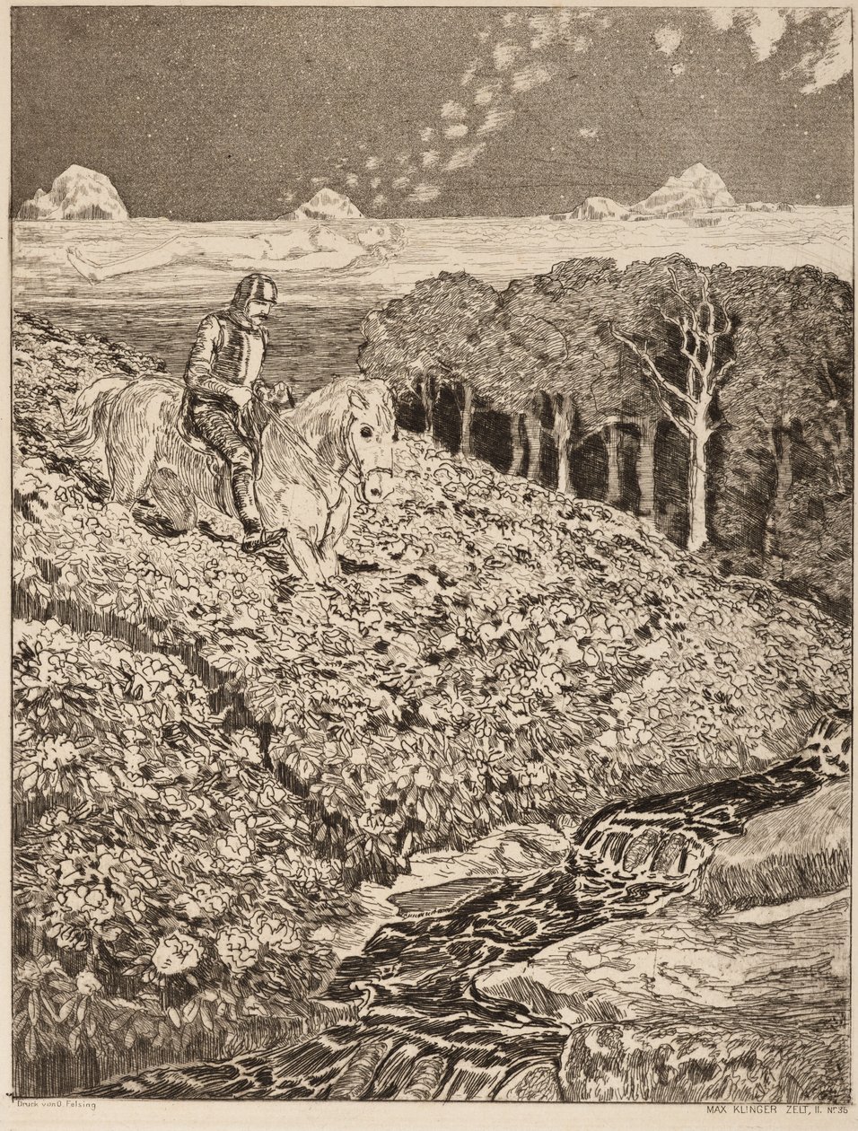 Drømmevej, planche 35 af Max Klinger