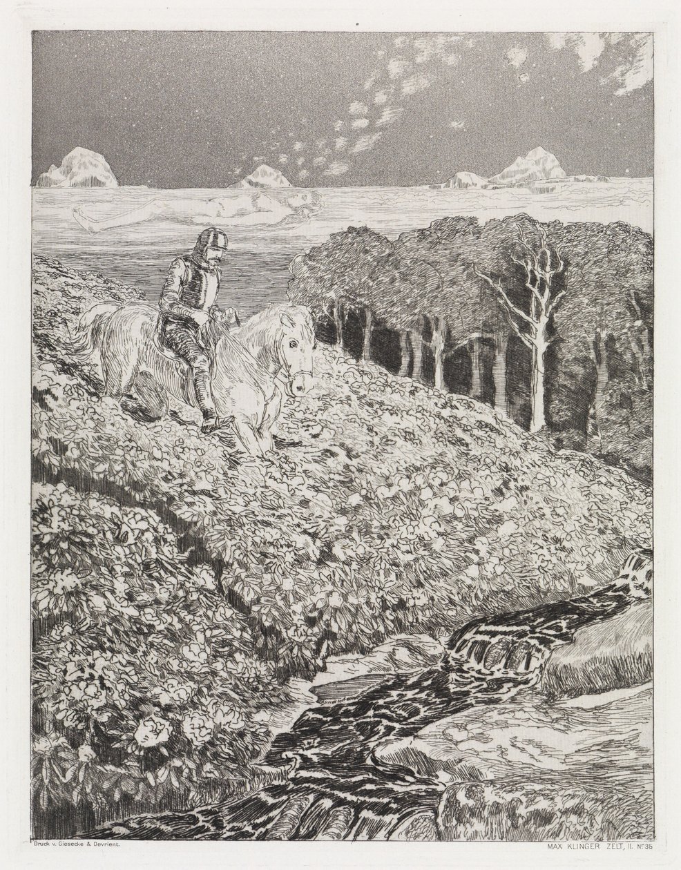 Drømmestien (Telt, Opus XIV, 2. del, nr. 35) af Max Klinger