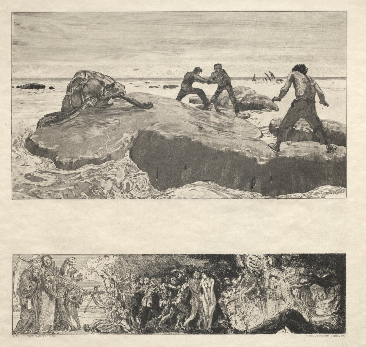 Vom Tode I, (Opus II, 1889) No. 2 af Max Klinger