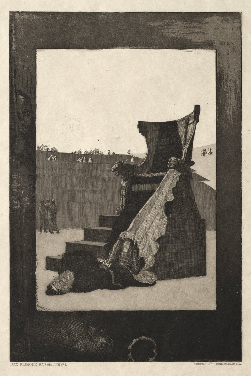 Vom Tode I, Opus II, 1889 6. af Max Klinger
