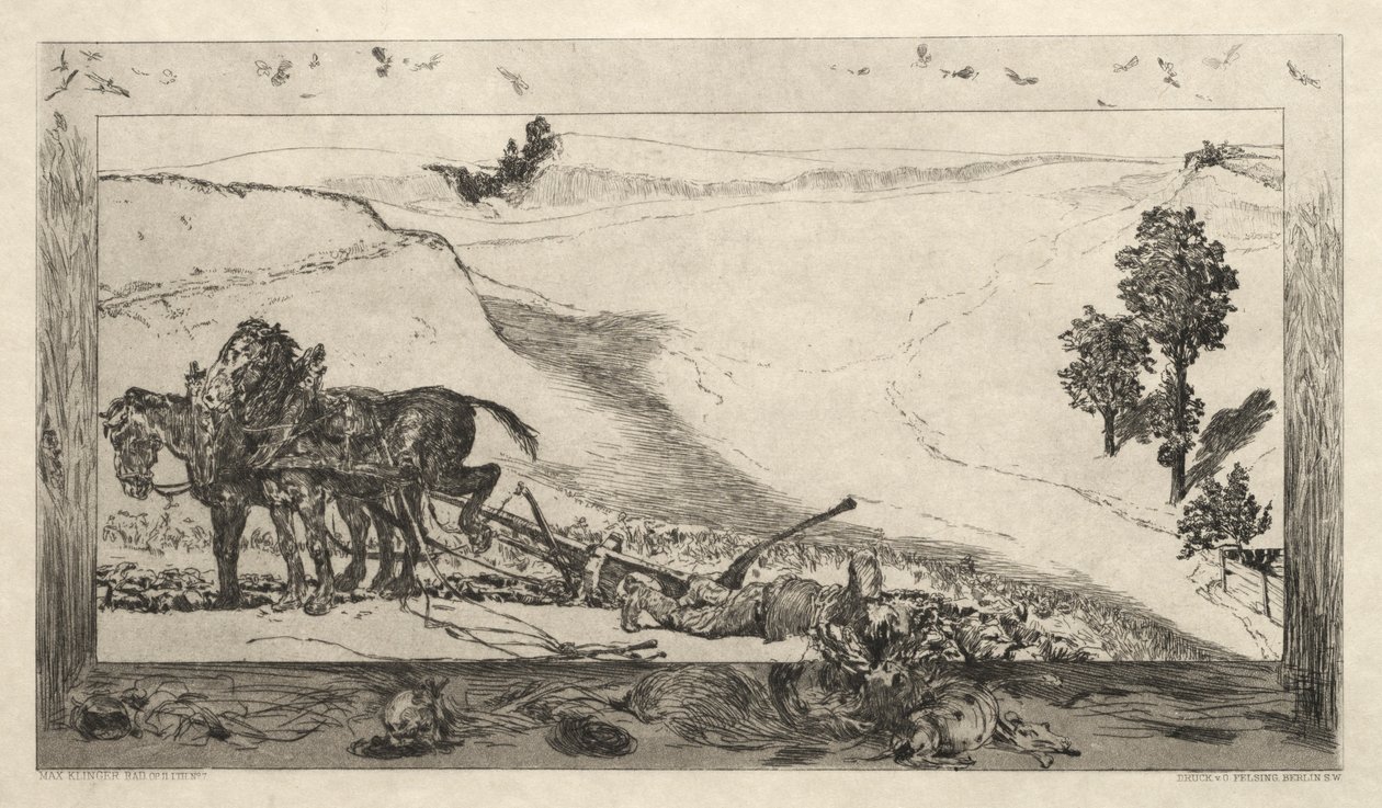 Vom Tode I, Opus II, 1889 7. af Max Klinger