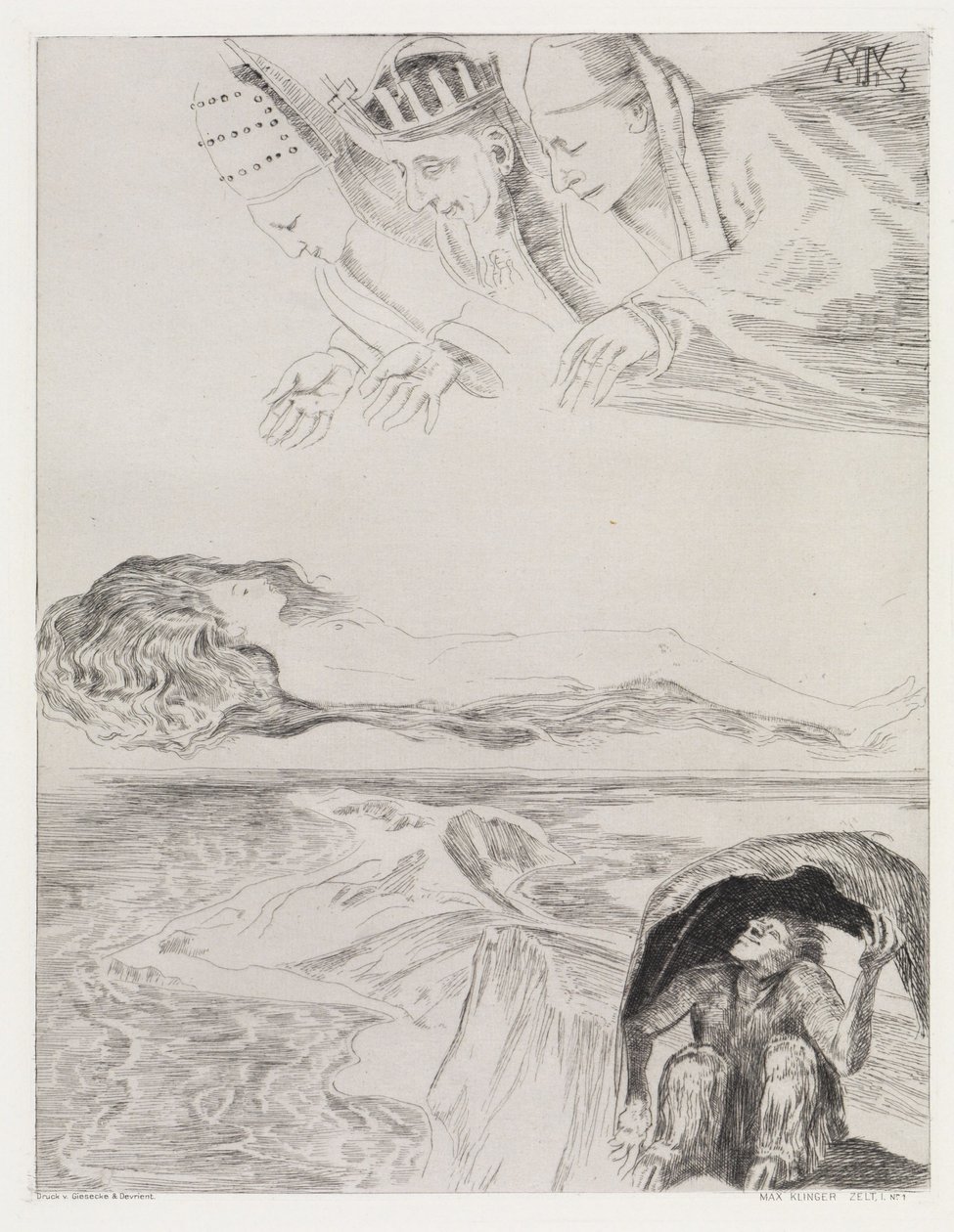 Præludium (Telt, opus XIV, 1. del, nr. 1) af Max Klinger