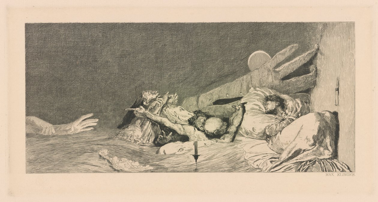 Anxieties, fra serien A Glove af Max Klinger