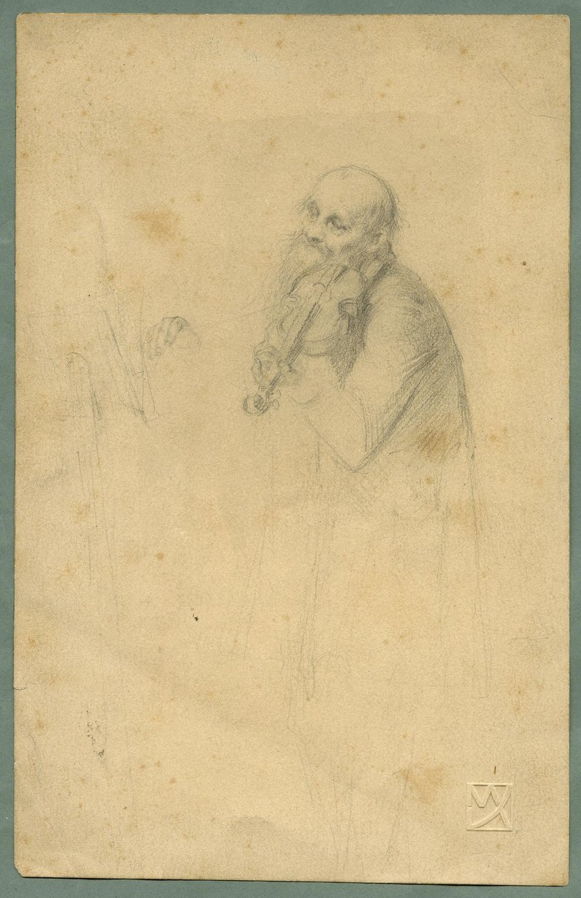 Violinist af Max Kurzweil