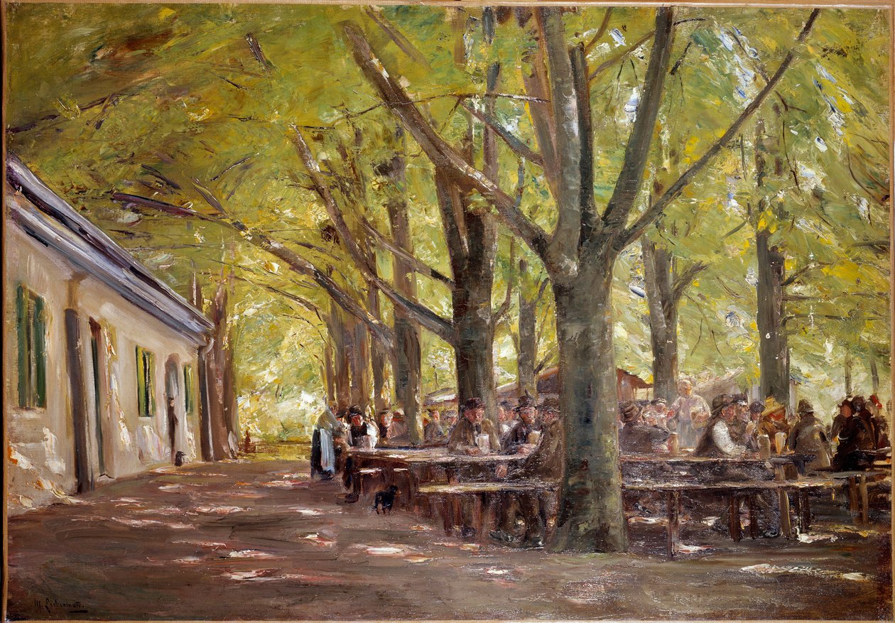 Et landbryggeri i Branneburg i Baviere i 1893 Maleri af Max Liebermann (1847-1935) 1893 Søn. 0,7x1 m Paris, Musee d