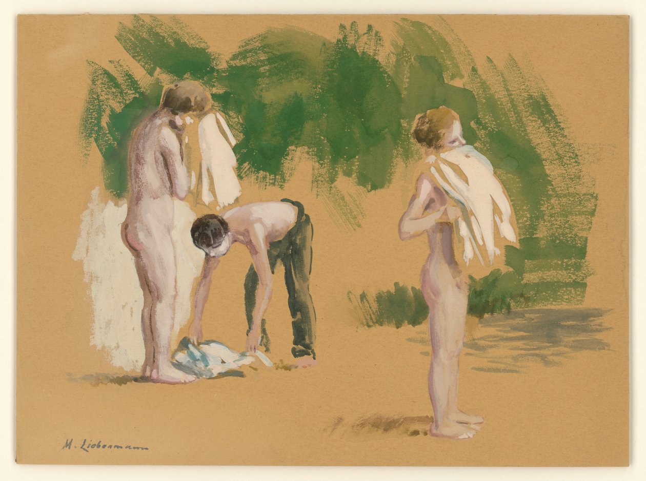 Badende Knaben af Max Liebermann