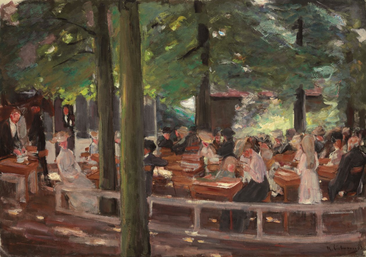 Ølhaven i Laren, Studie; Ølhave i Laren, studie, 1903 af Max Liebermann