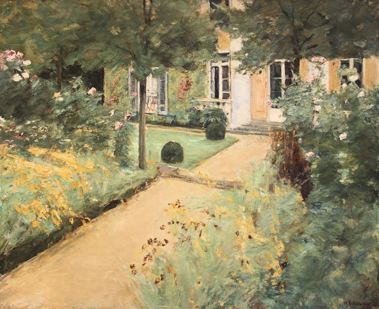 Berlin-Wannsee, Max Liebermann, køkkenhave ved villaen af Max Liebermann