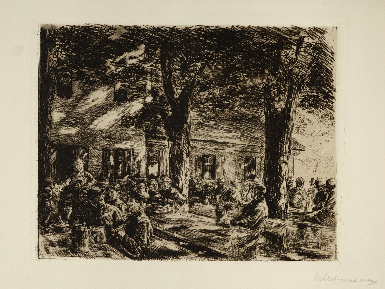 Ølhave i Brannenburg nær Rosenheim af Max Liebermann