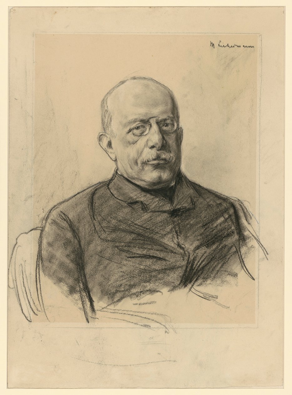 Portræt af Friedrich Lippmann af Max Liebermann