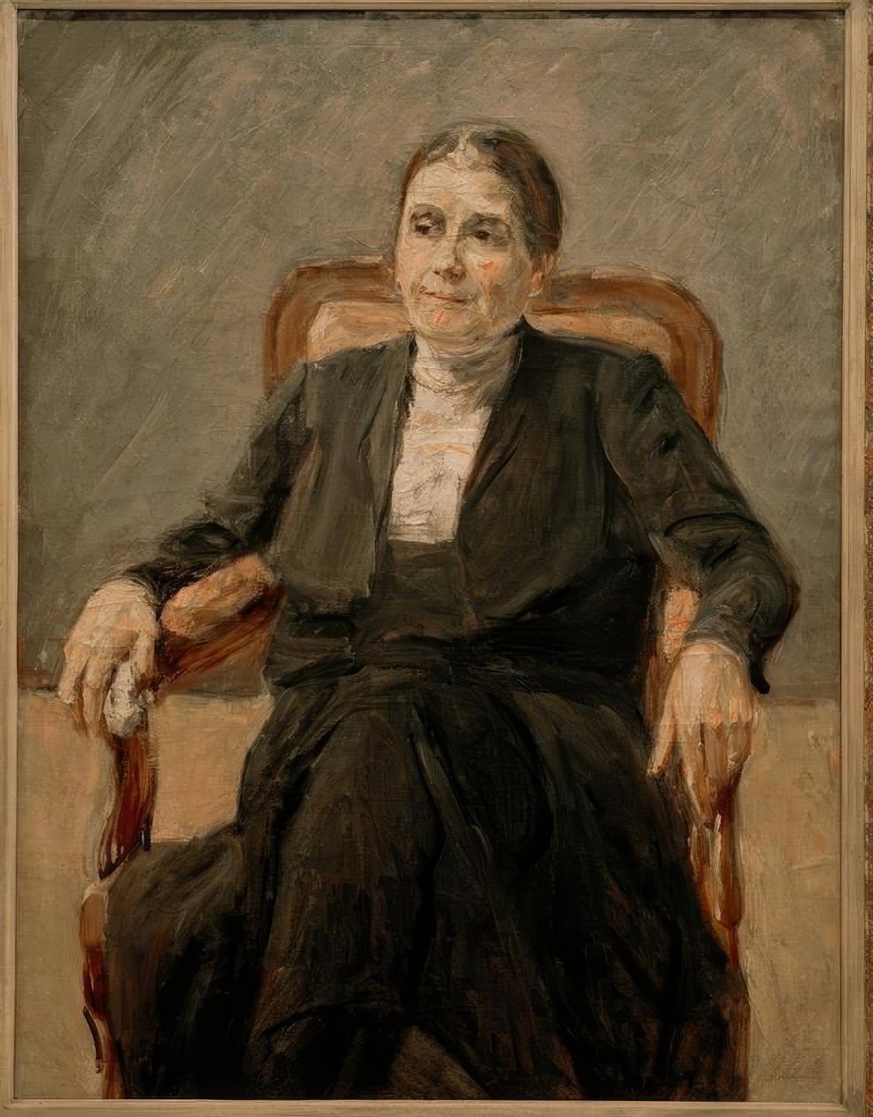 Portræt af Martha Liebermann af Max Liebermann