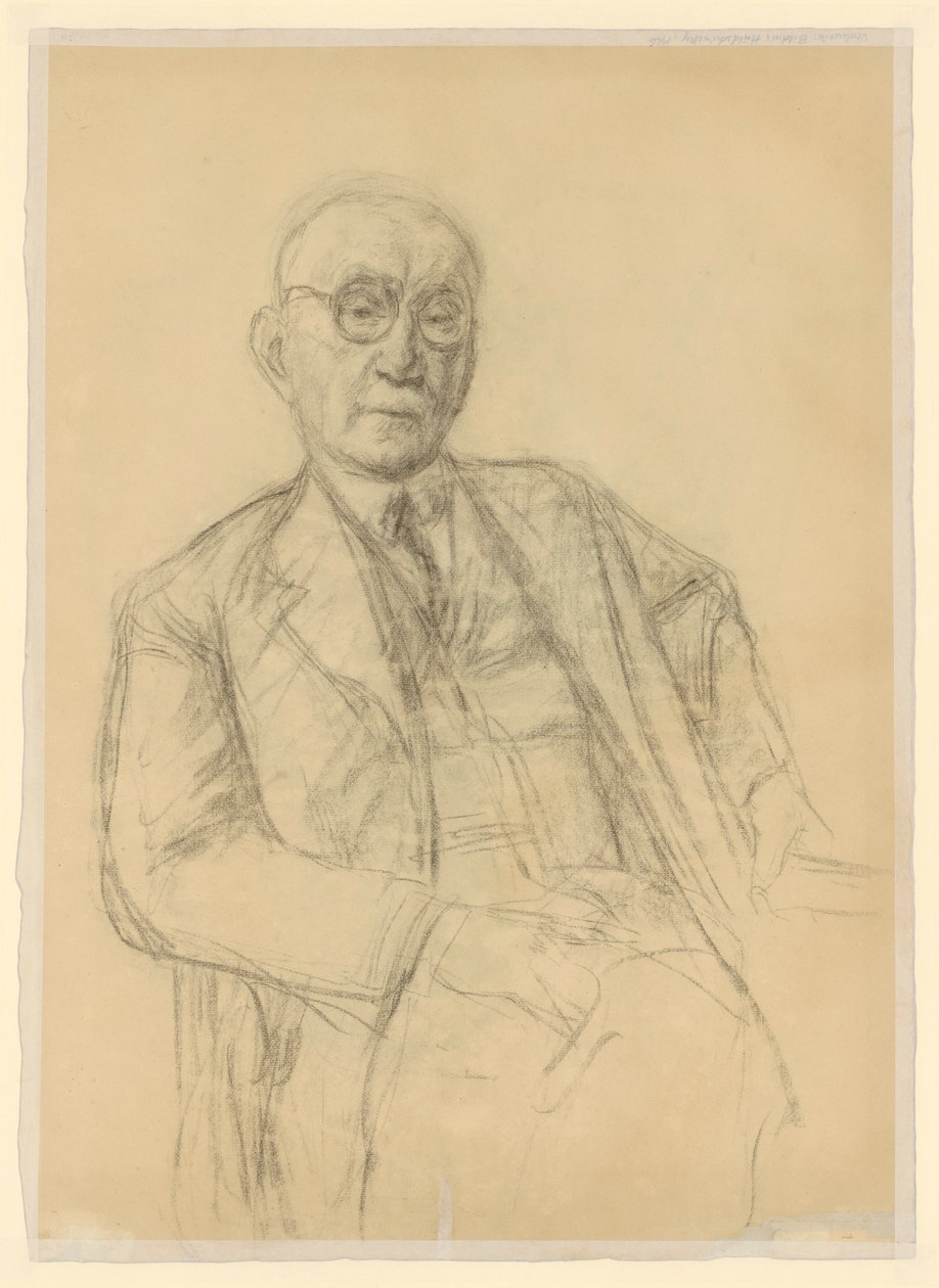 Portræt af samleren Oscar Huldschinsky af Max Liebermann