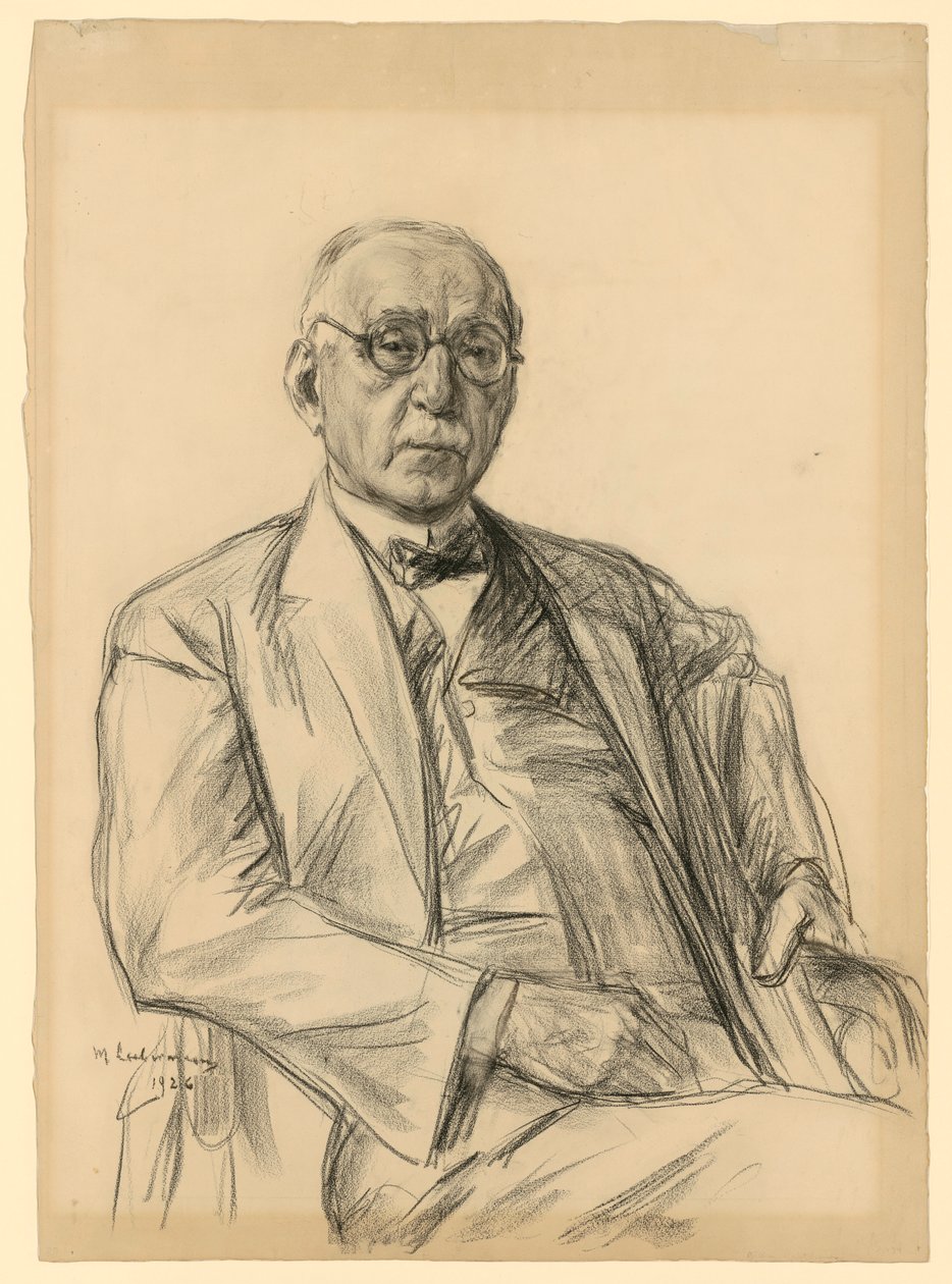 Portræt af samleren Oscar Huldschinsky af Max Liebermann