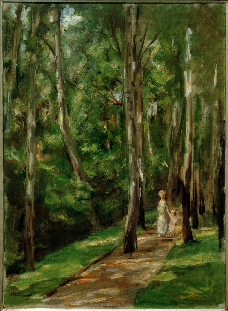 Birkenweg i Wannsee mod vest af Max Liebermann