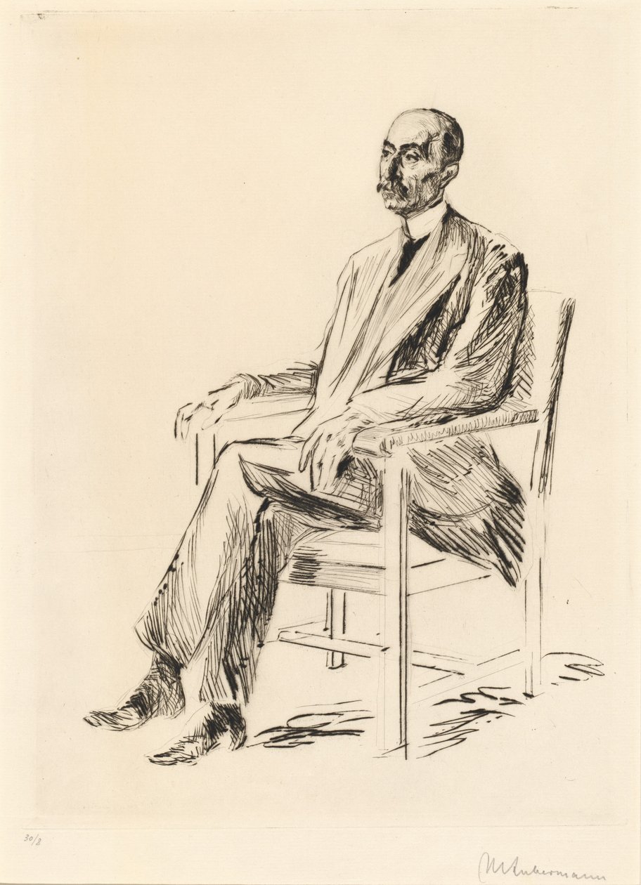 Borgmester dr. Burchard af Max Liebermann