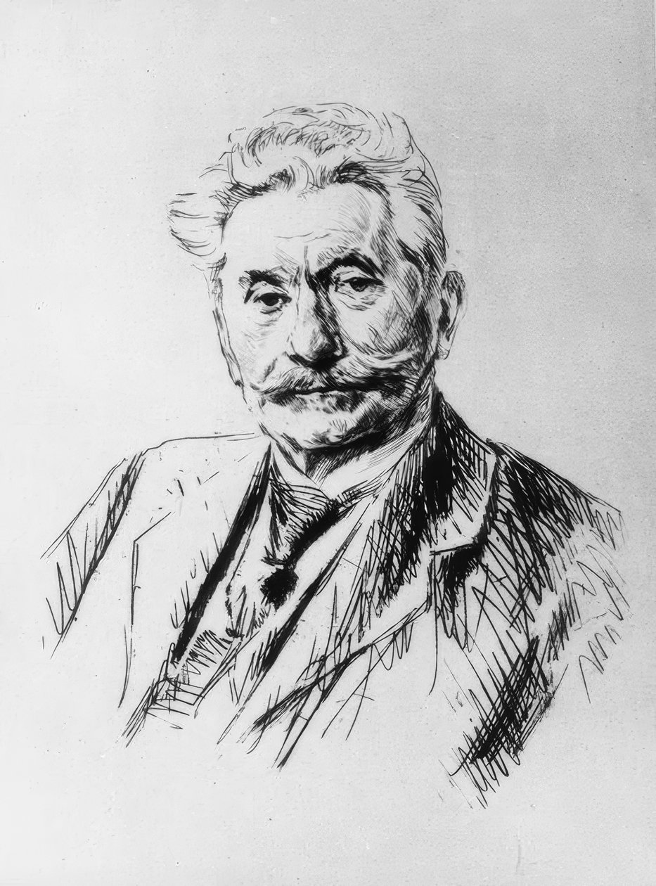 Carl Legien, radering af Liebermann af Max Liebermann