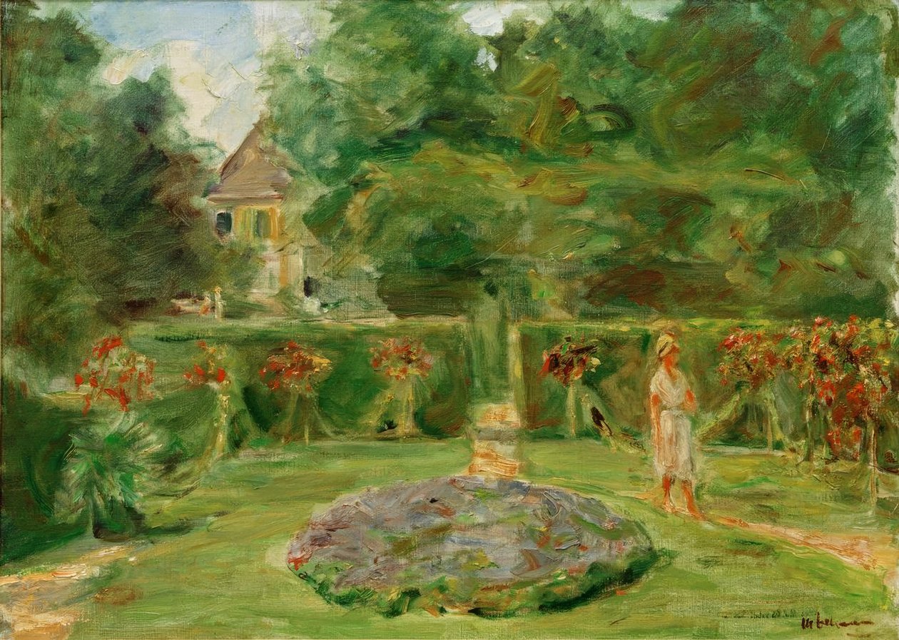 Rundkørslen i hækhaven af Max Liebermann