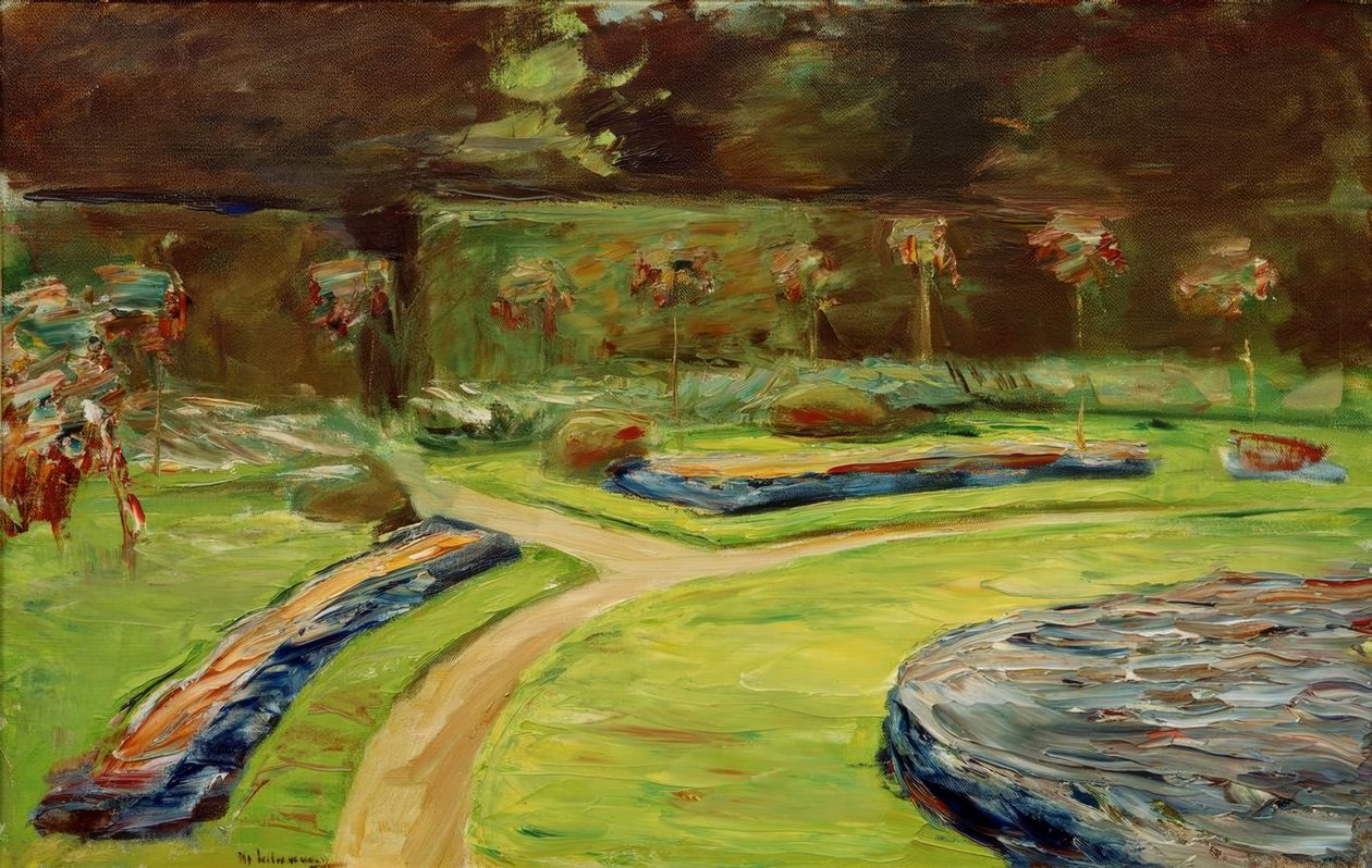 Rundkørslen i hækhaven af Max Liebermann