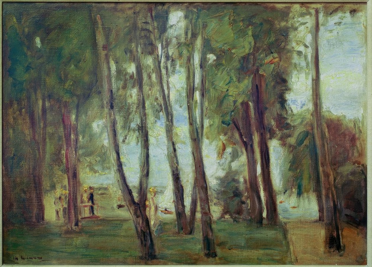 Kunstnerens have i Berlin-Wannsee, i baggrunden af Max Liebermann