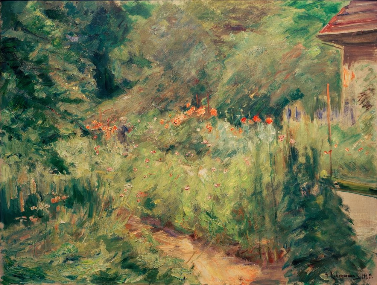 Køkkenhaven i Wannsee mod nordvest af Max Liebermann