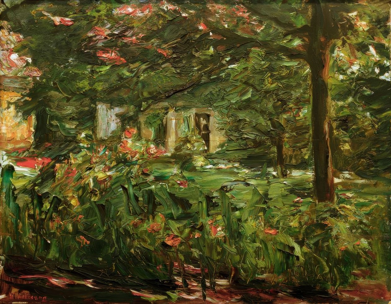Køkkenhaven mod øst af Max Liebermann