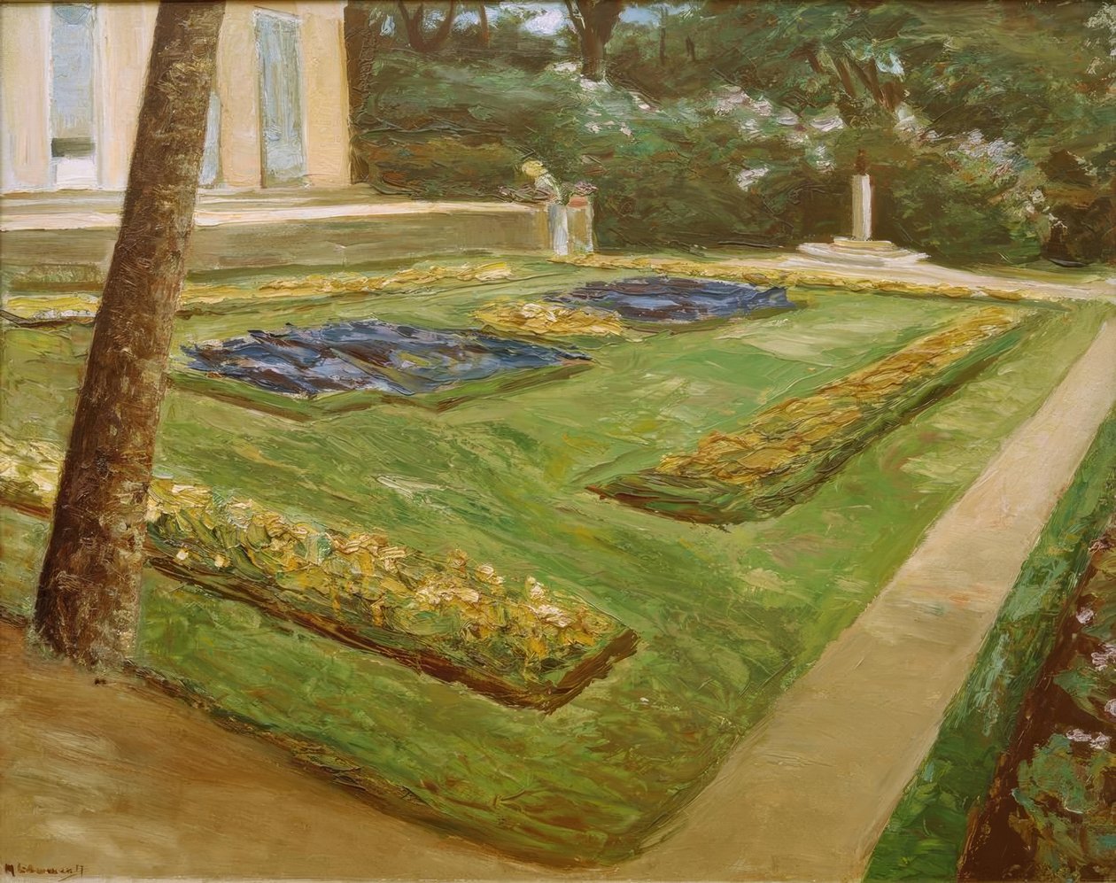 Blomsterrassen i Wannsee -haven mod nordvest af Max Liebermann
