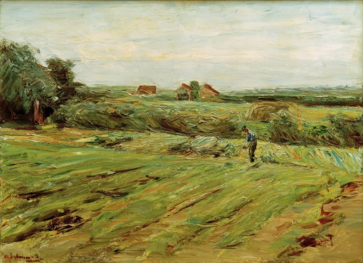 Høstmark - kålmark (?) af Max Liebermann