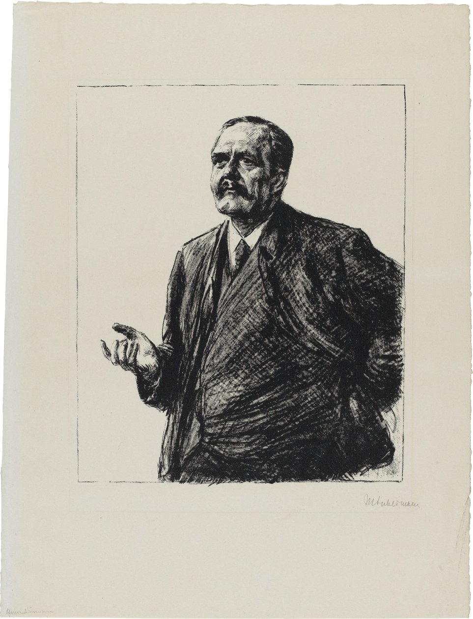 Friedrich Naumann (1860-1919) af Max Liebermann