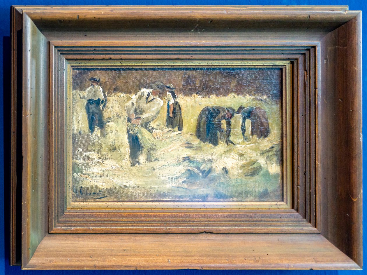 Høst af korn af Max Liebermann
