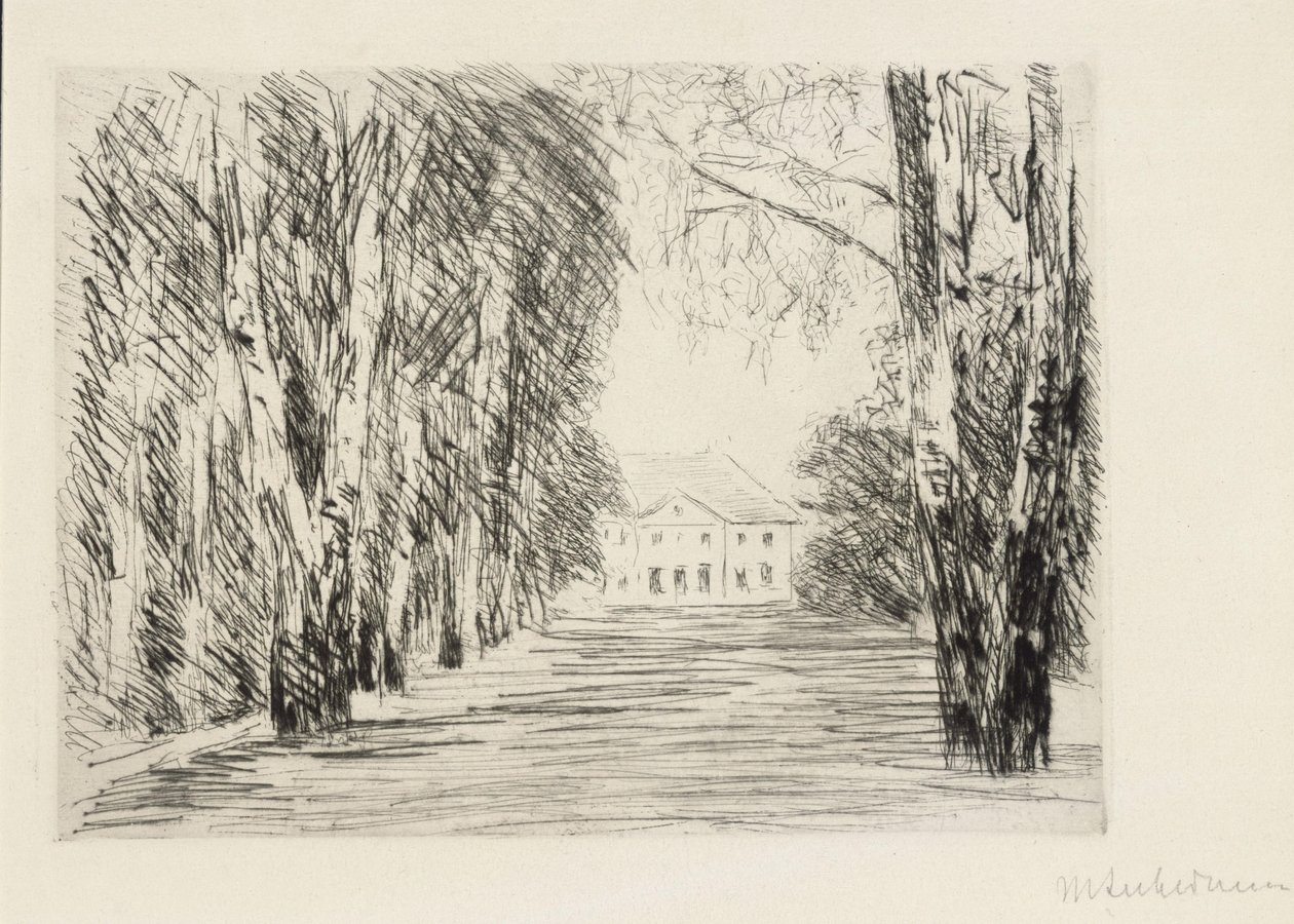 Hus ved Wannsee af Max Liebermann