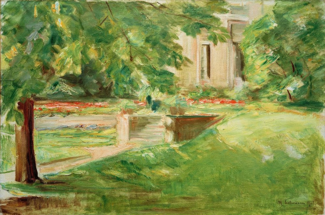 Hus og terrasse mod sydvest af Max Liebermann
