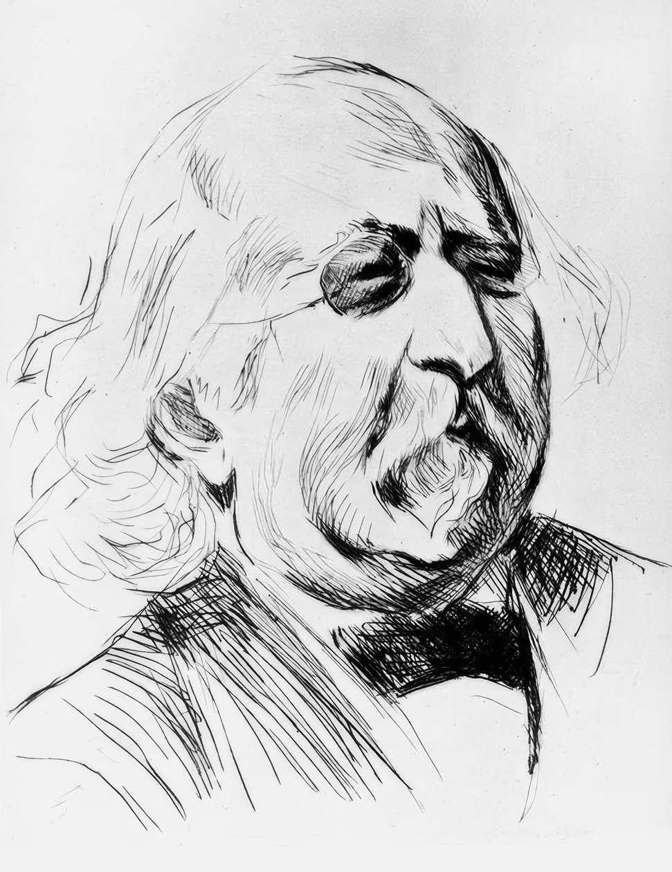 Hermann Cohen / Rad. V. Kære mand af Max Liebermann