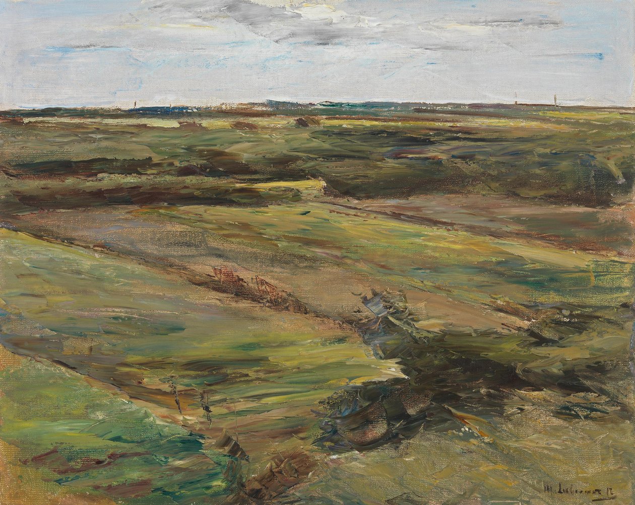 Hollandsk landskab fra 1912 af Max Liebermann