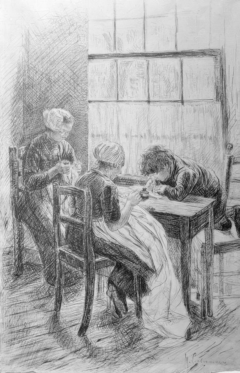 hollandsk interiør af Max Liebermann