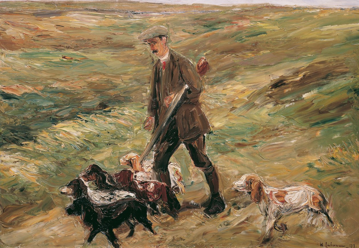 Jægere i klitterne af Max Liebermann