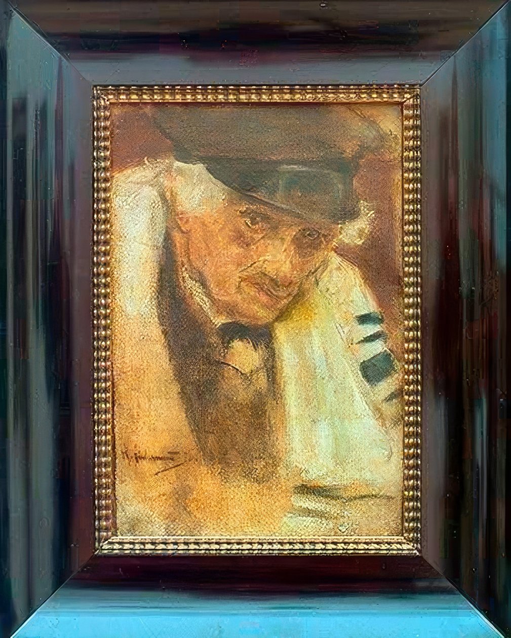 Jøde i bønnekåbe af Max Liebermann