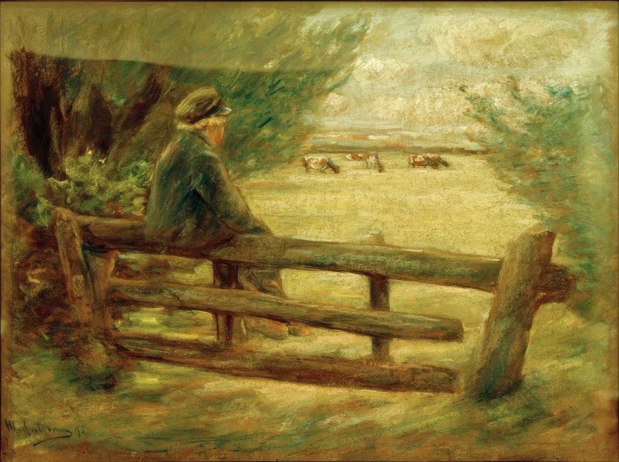Dreng med køer af Max Liebermann