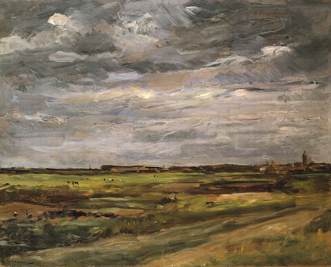 Landskab ved Noordwijk af Max Liebermann