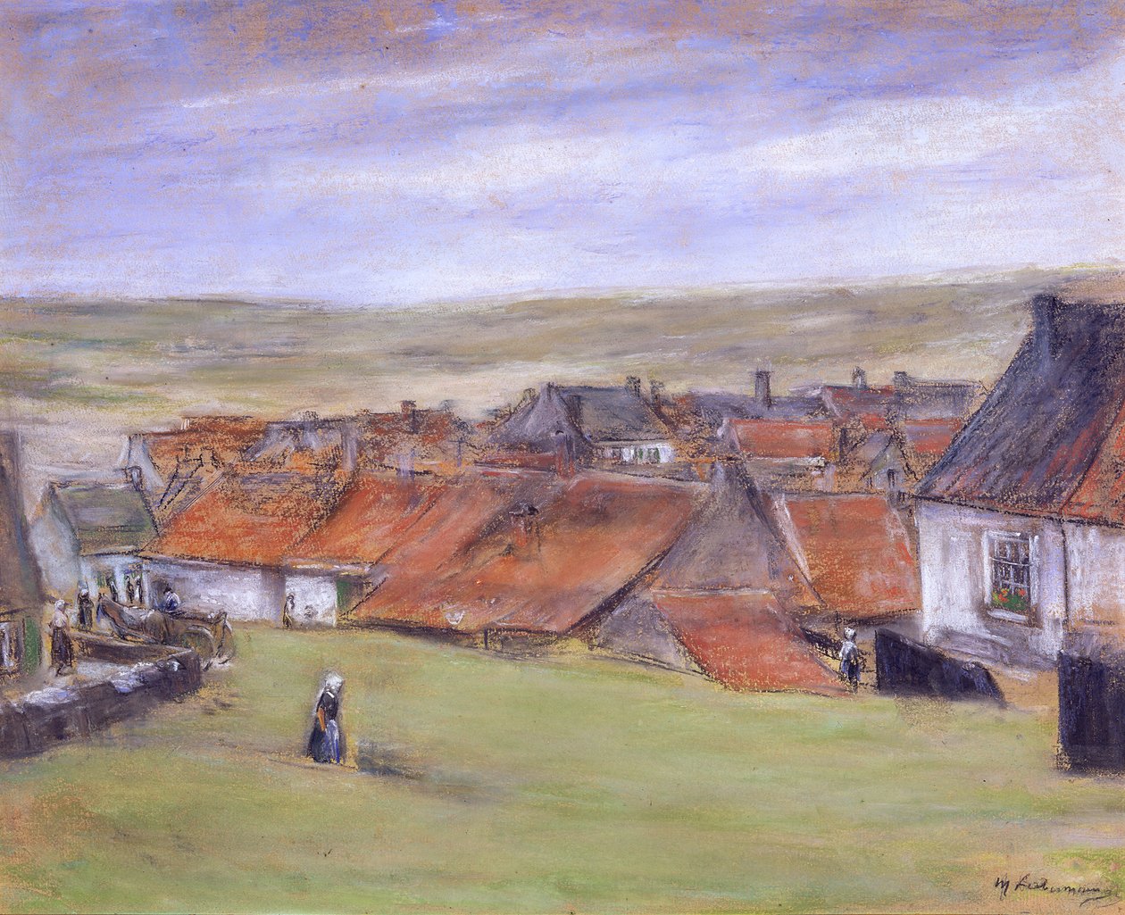 Landskab i Katwijk af Max Liebermann
