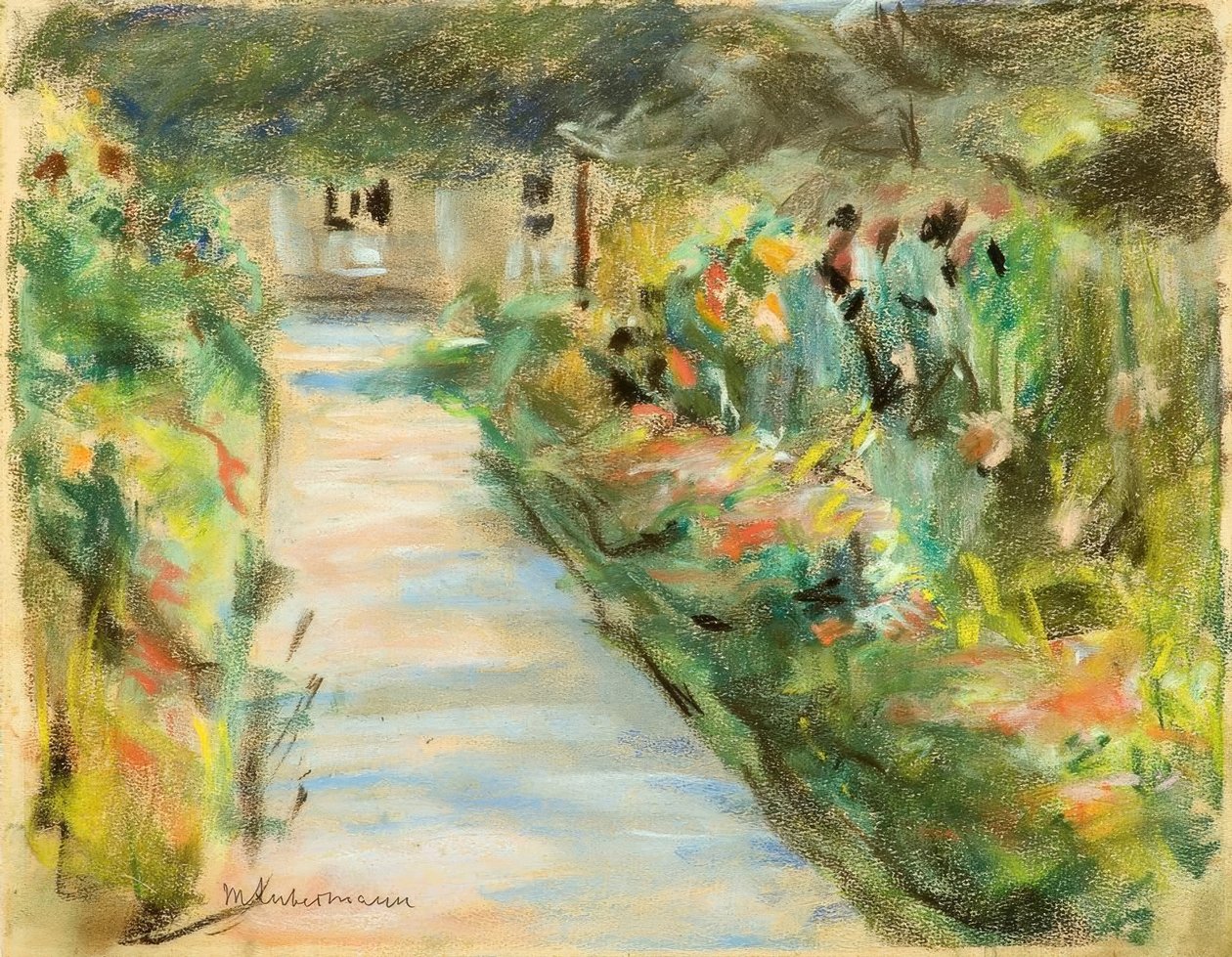 M.Liebermann, Blomstrende Have af Max Liebermann