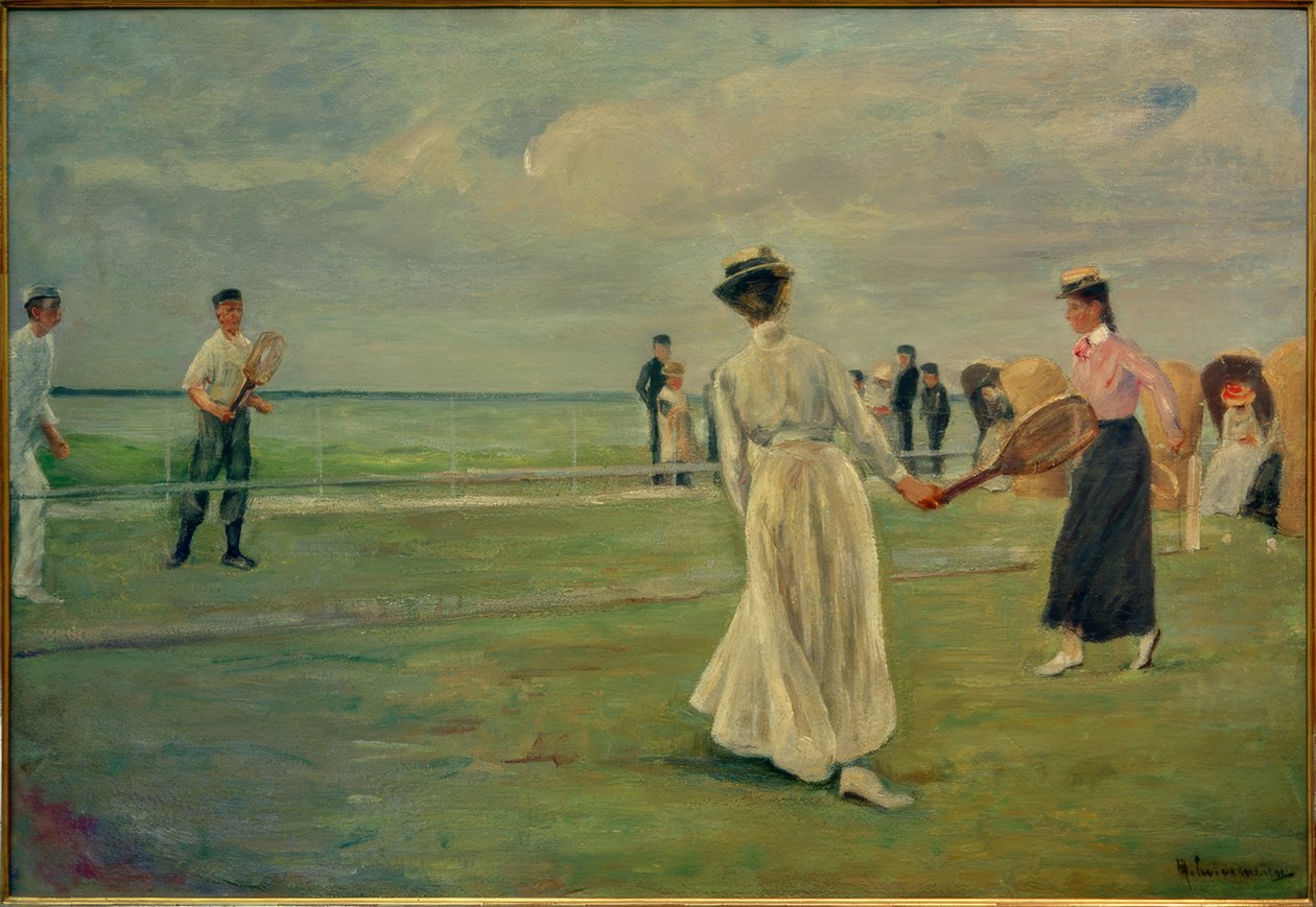 M.Liebermann, tennisspiller ved havet af Max Liebermann