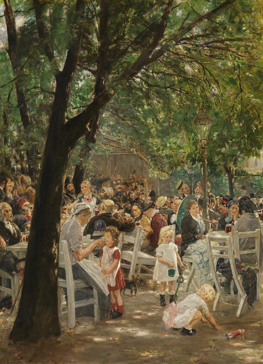 Münchens ølhave af Max Liebermann