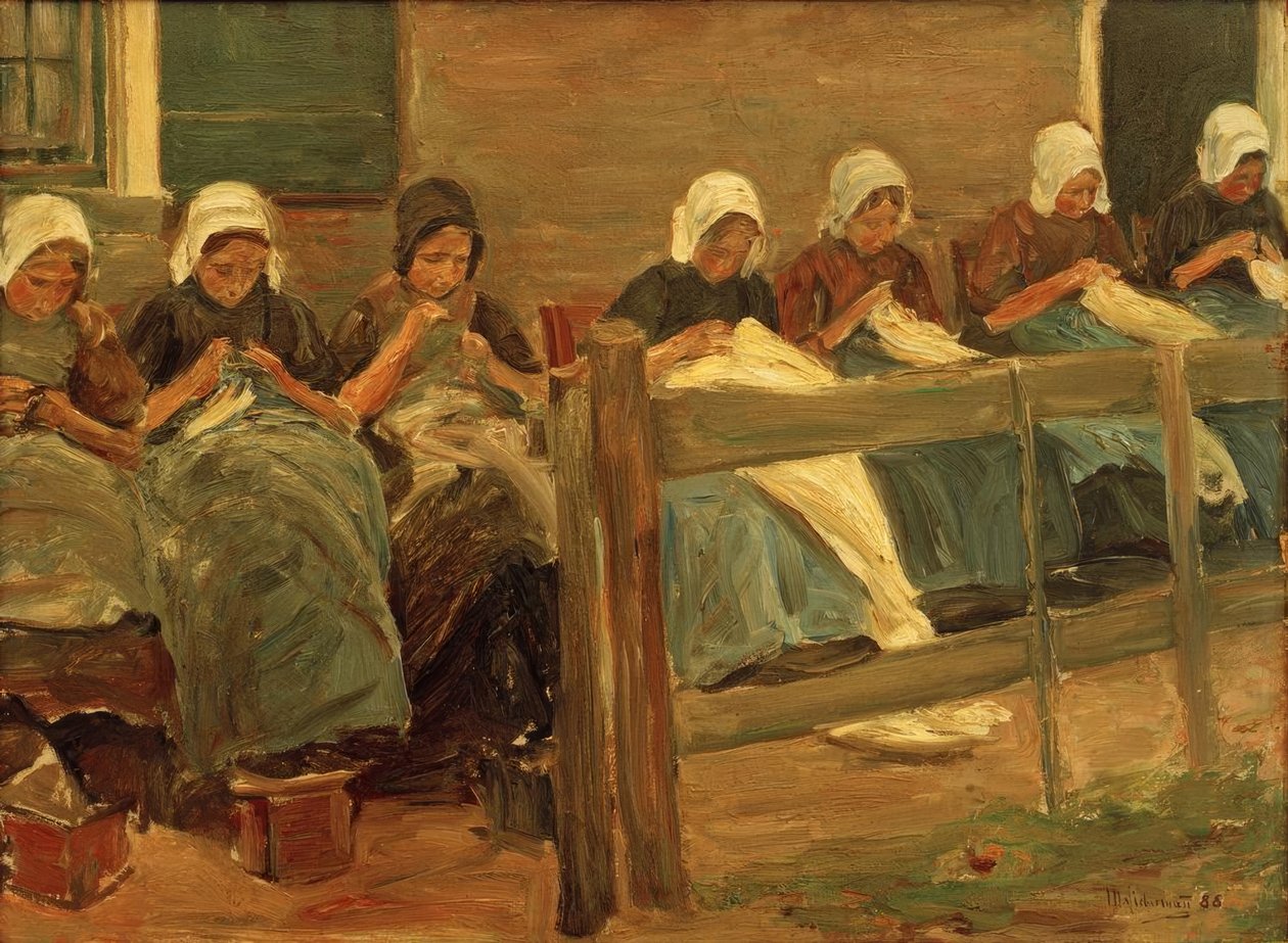Sypiger i Huyzen af Max Liebermann